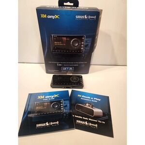 Sirius XM Onyx XDNX1V1  Satellite Radio Receiver Only  Original Box/User Guide